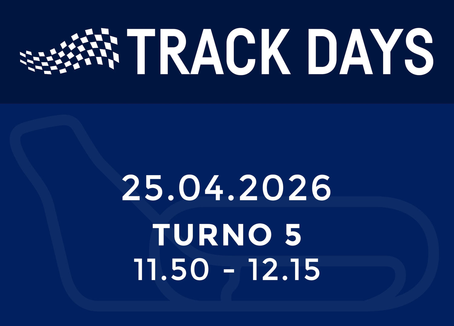 TRACK DAYS 25.04.26 TURNO 5