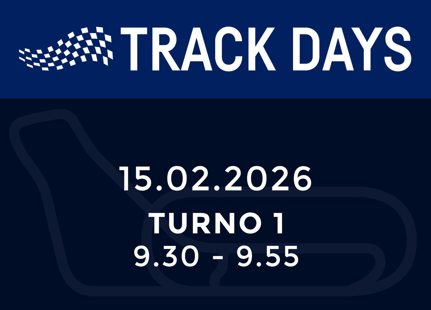 TRACK DAYS 15.02.26 TURNO 1