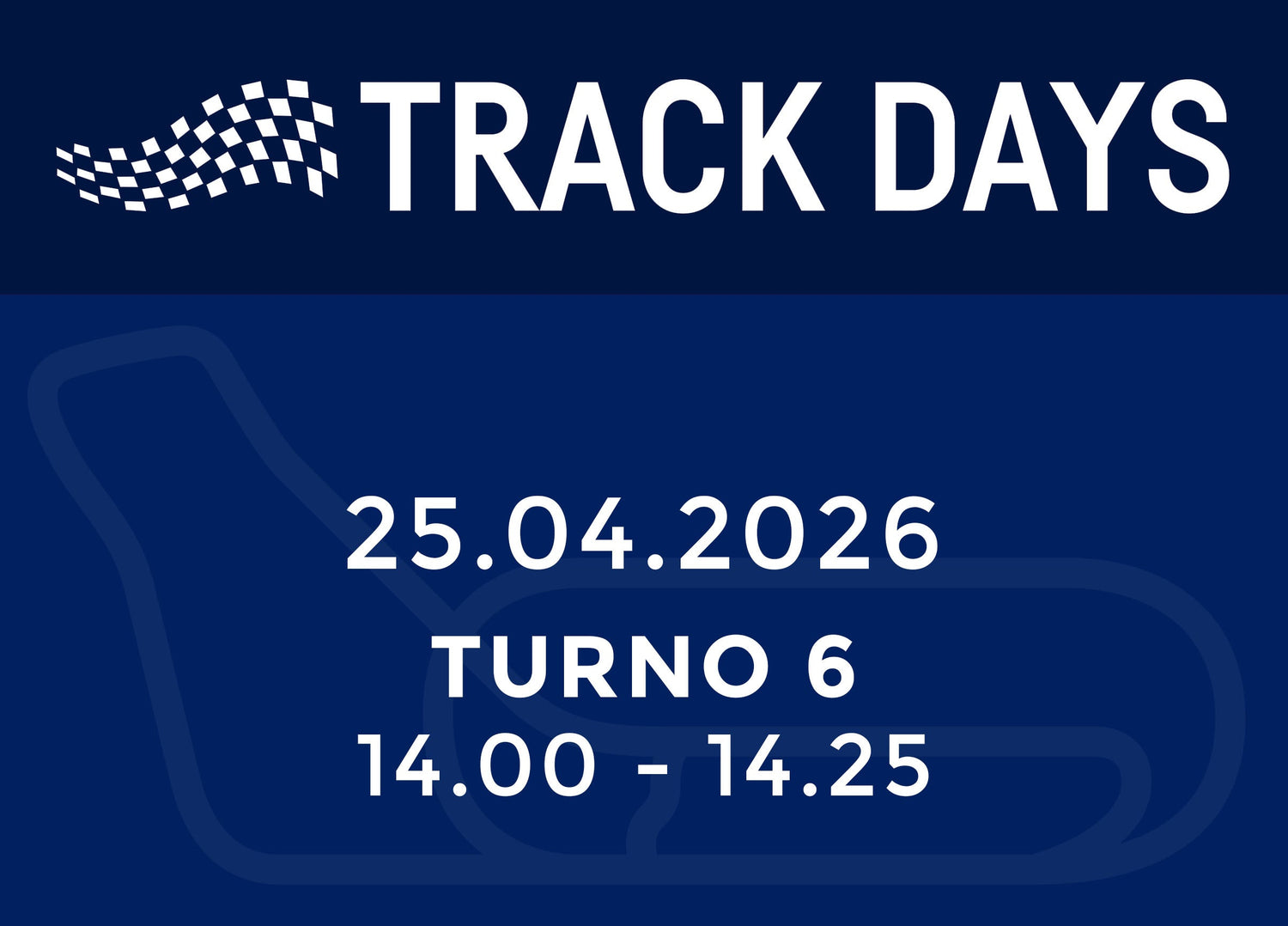TRACK DAYS 25.04.26 TURNO 6