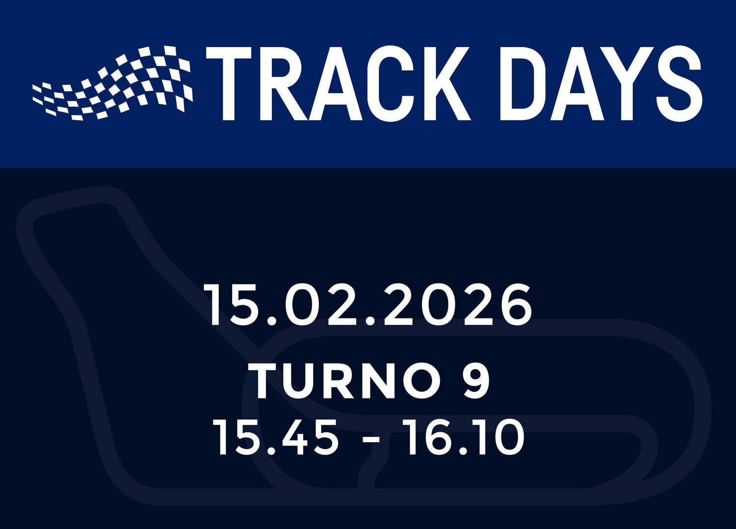 TRACK DAYS 15.02.26 TURNO 9
