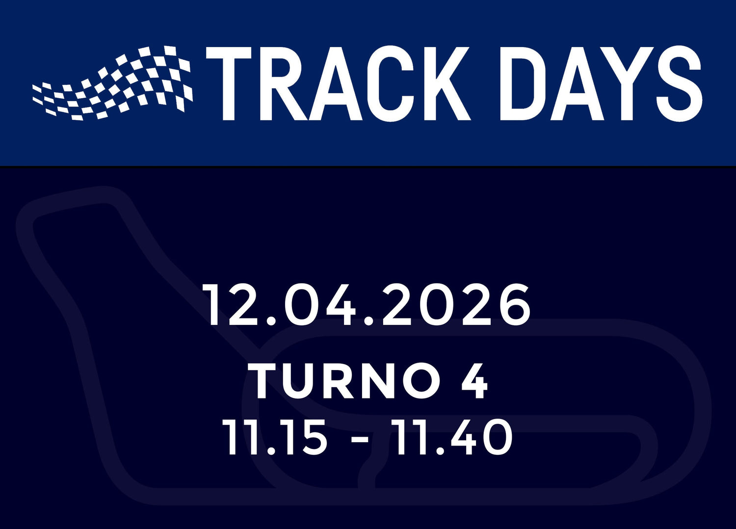 TRACK DAYS 12.04.26 TURNO 4