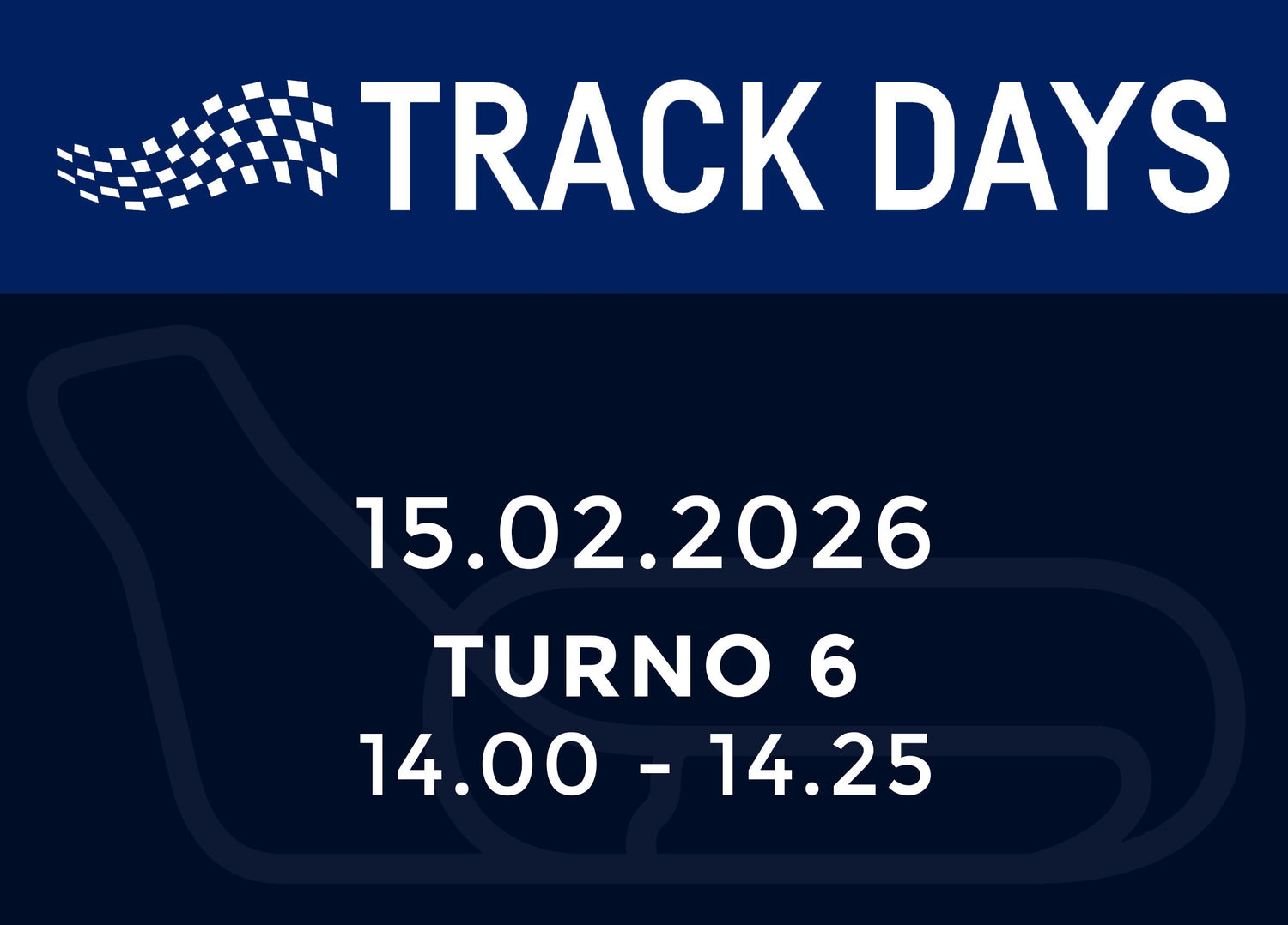 TRACK DAYS 15.02.26 TURNO 6