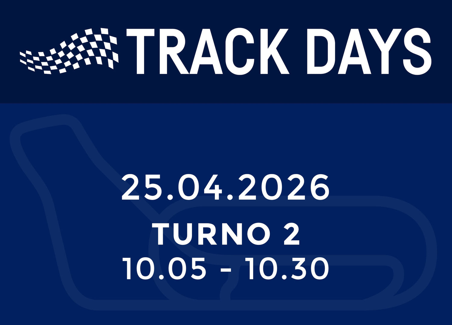 TRACK DAYS 25.04.26 TURNO 2