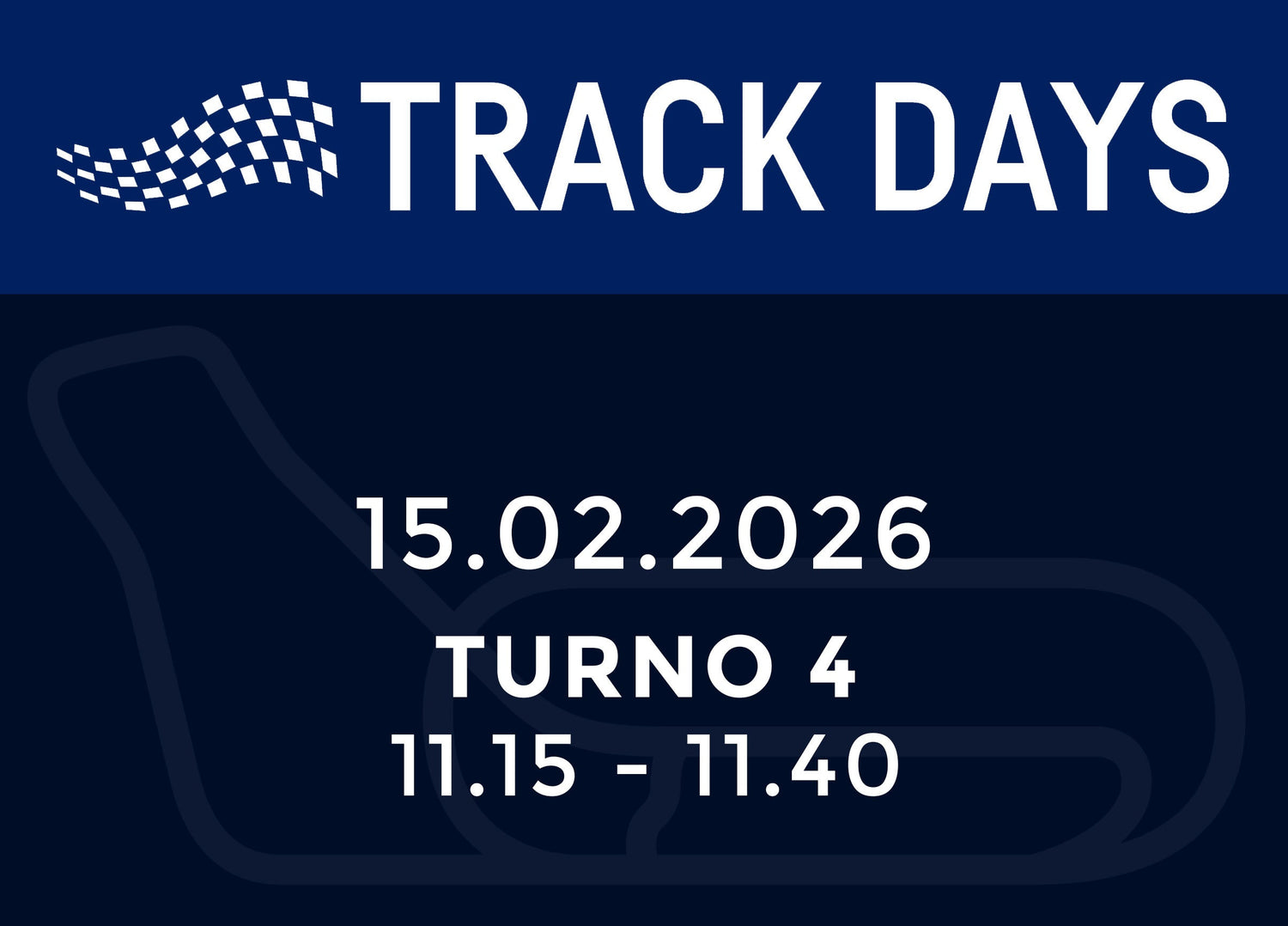TRACK DAYS 15.02.26 TURNO 4