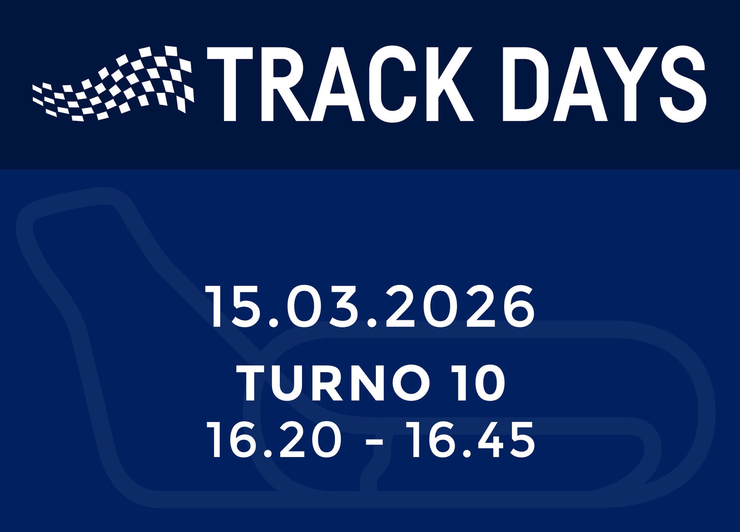 TRACK DAYS 15.03.26 TURNO 10