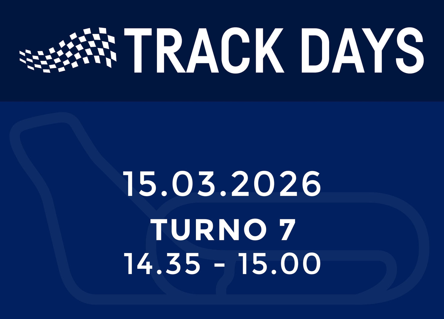 TRACK DAYS 15.03.26 TURNO 7