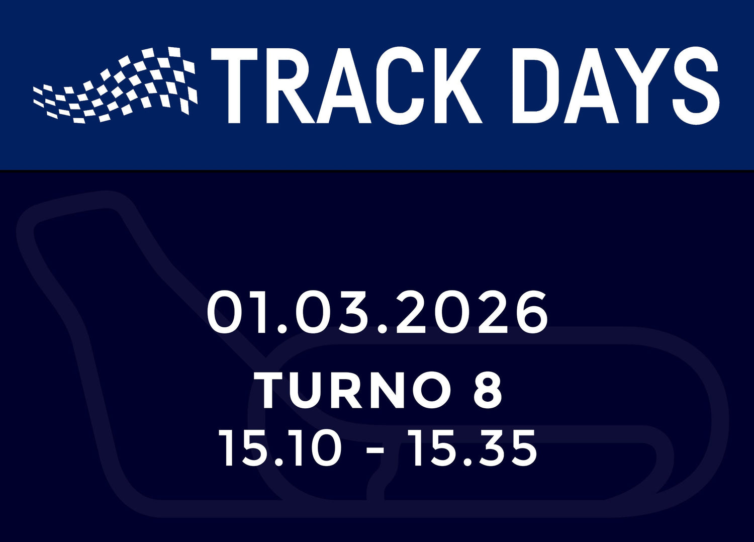 TRACK DAYS 01.03.26 TURNO 8