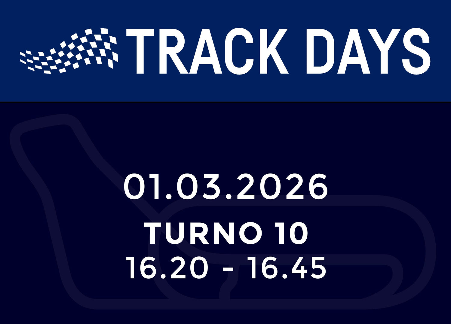 TRACK DAYS 01.03.26 TURNO 10