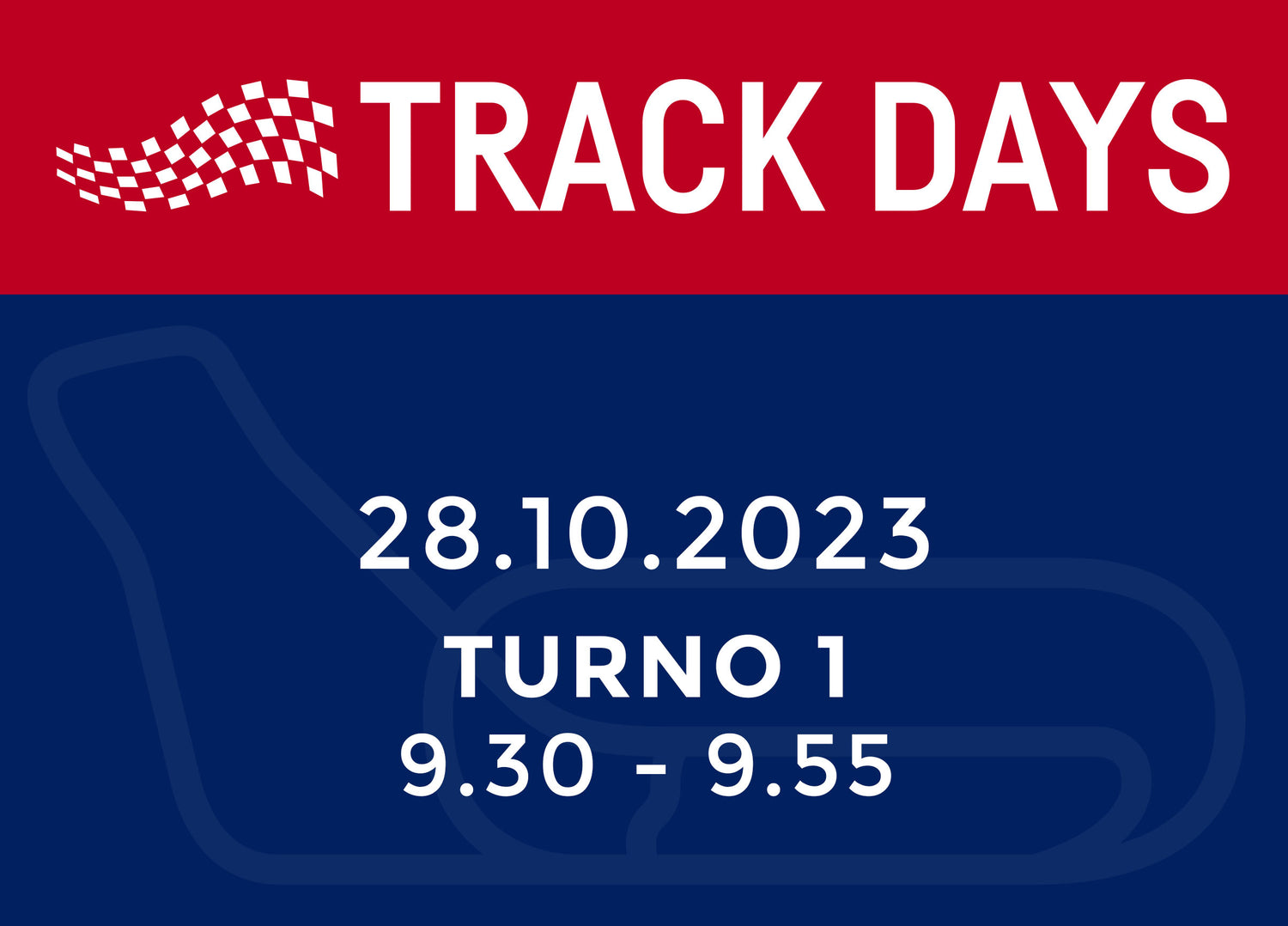 TRACK DAYS 28.10.23 TURNO 1