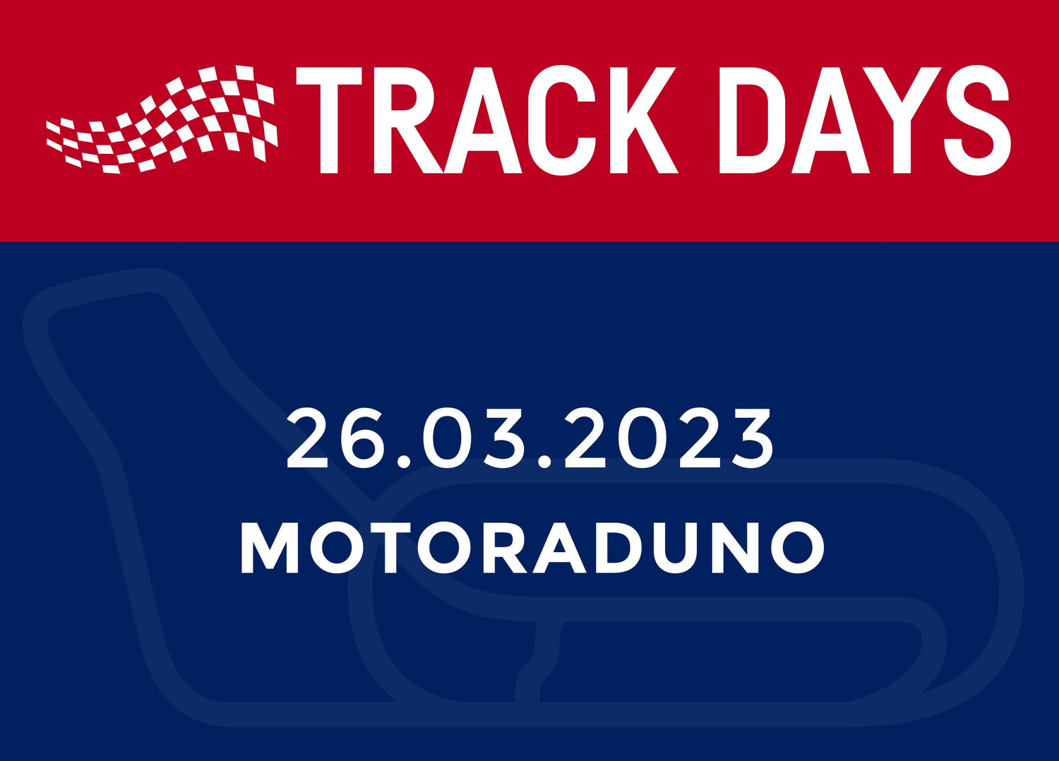TRACK DAYS 26.03.23 MOTORADUNO