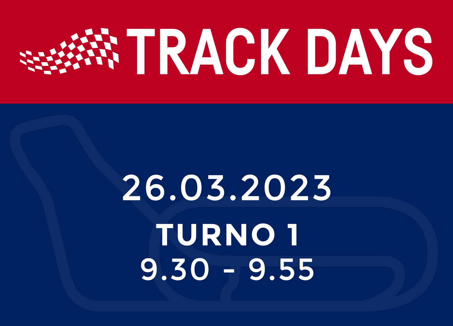 TRACK DAYS 26.03.23 TURNO 1