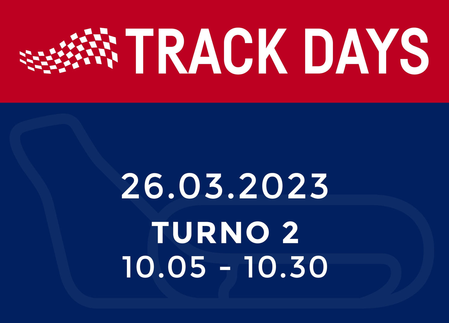 TRACK DAYS 26.03.23 TURNO 2