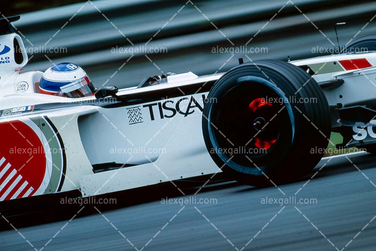 Combinaison De Course F1 Portée En Course - Olivier Panis BAR Honda 2001