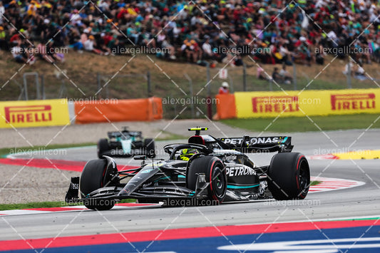 F1 2023 - 07 Spain GP - Lewis Hamilton - Mercedes - 2307002