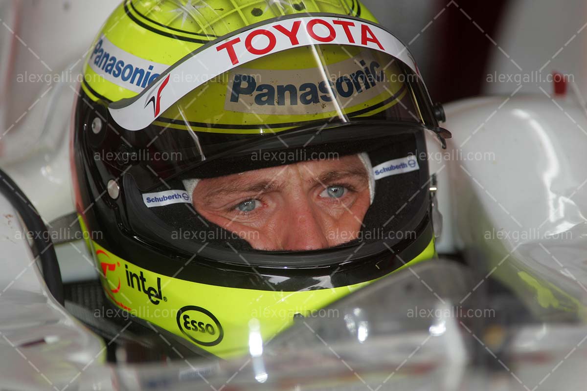 Carte Dédicacée Ralf Schumacher – Toyota F1 – Grand Prix 2005 – 10x21cm