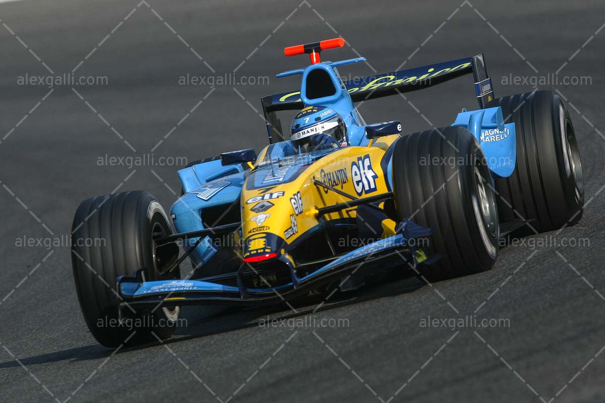 F1 2004 Jarno Trulli - Renault R24 - 20040124 – alexgalli.com - F1 ...