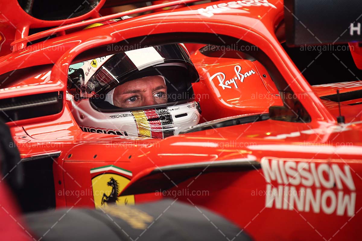 2018 Sebastian Vettel - Ferrari - 20180148