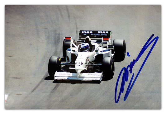 Mika Salo ORIGINAL AUTOGRAPH