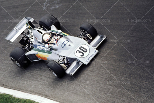 F1 1975 Carlos Pace - Brabham BT44B - 19750014 –  - F1 &  Motorsport Stock Photos and More