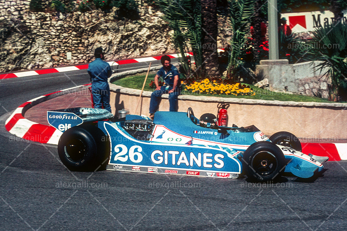Photo F1 Vintage Photo Vintage - Ligier JS5 De Jacques Laffite, Grand Photo F1 Vintage Photo Vintage - Ligier JS5 De Jacques Laffite, Grand