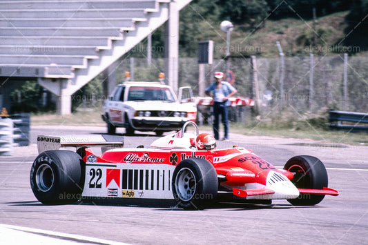 F1 1980 Bruno Giacomelli - Alfa Romeo 179 - 19800029