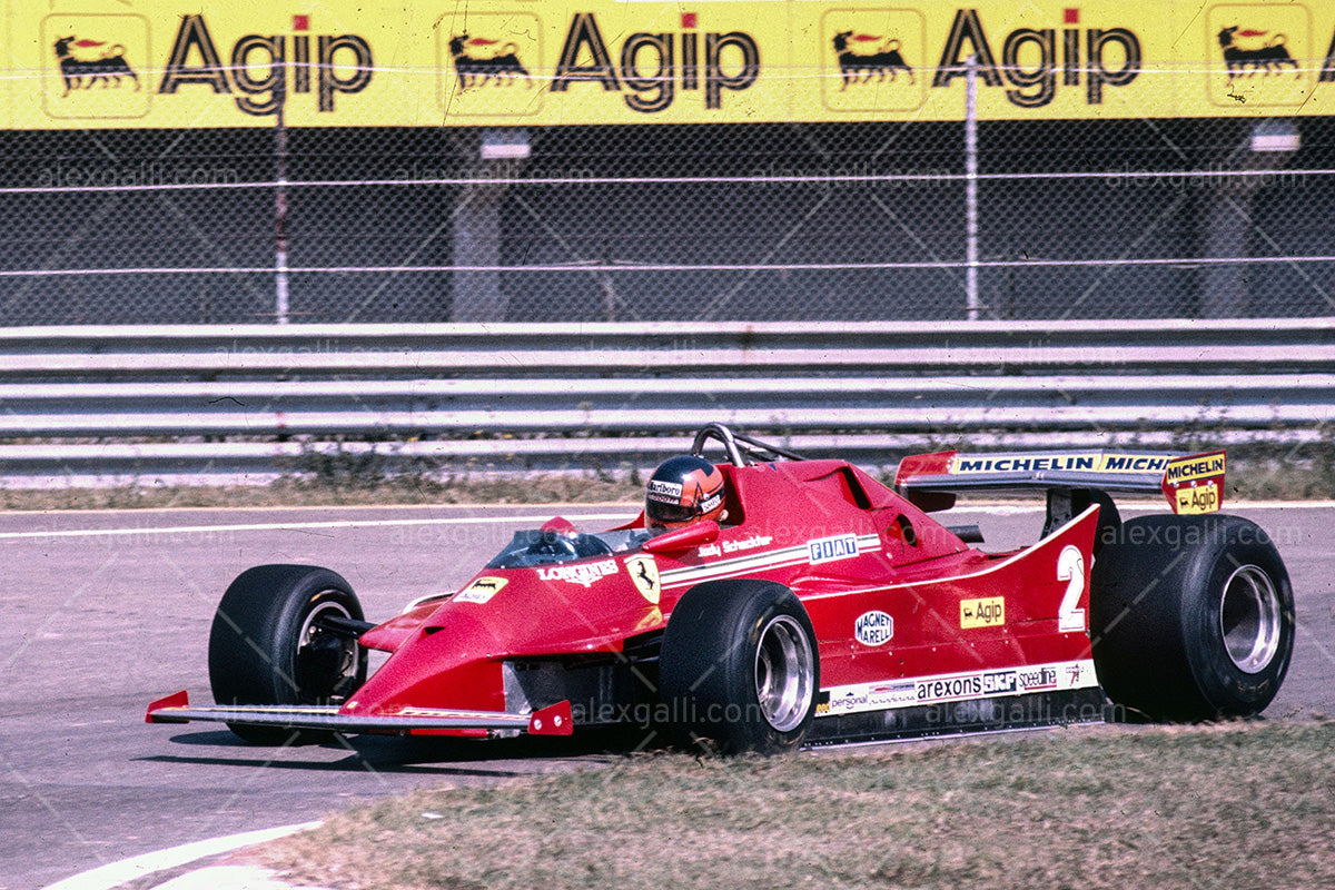 F1 1980 Gilles Villeneuve - Ferrari 126 CK - 19800060