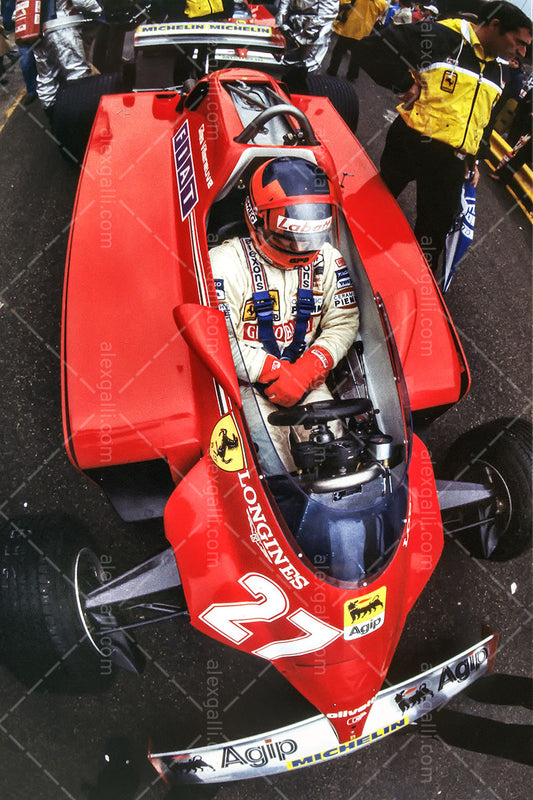 F1 1981 Gilles Villeneuve - Ferrari 126CK - 19810070
