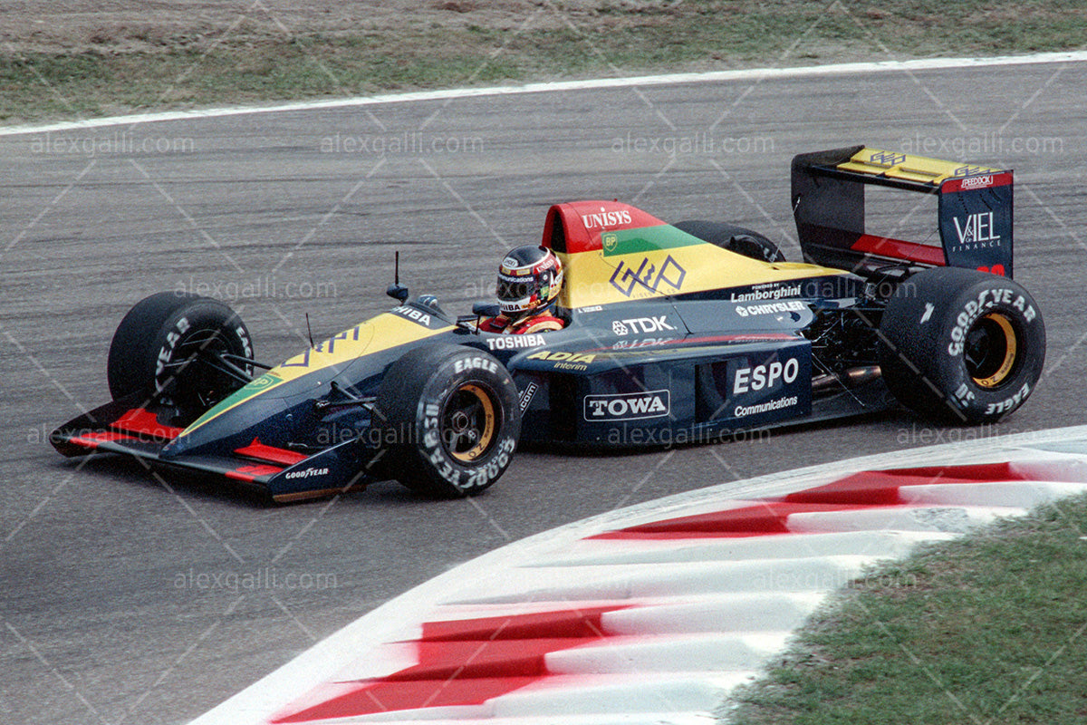F1 1990 Aguri Suzuki - Lola LC90 - 19900078 – alexgalli.com - F1