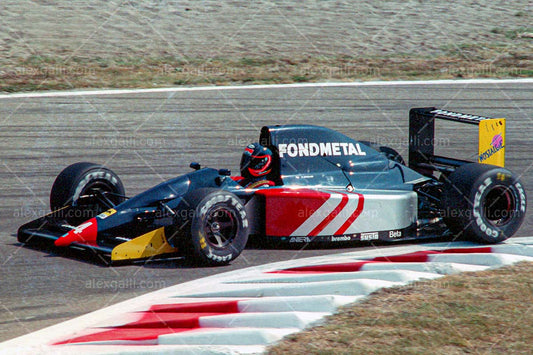 F1 1991 Olivier Grouillard - Fondmetal FA1 - 19910025