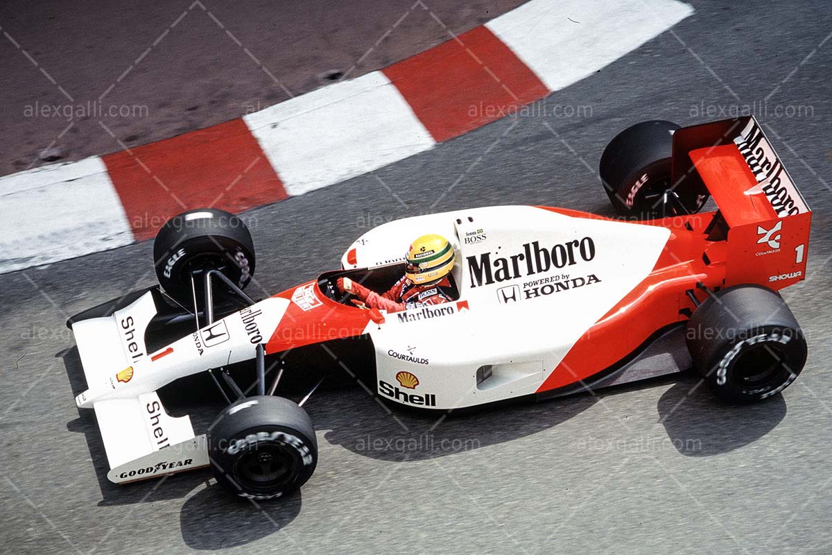 F1 1991 Ayrton Senna - McLaren MP4/6 - 19910077 – alexgalli.com - F1