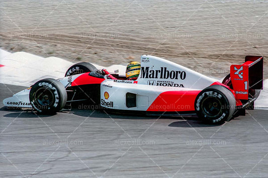 F1 1991 Ayrton Senna - McLaren MP4/6 - 19910078