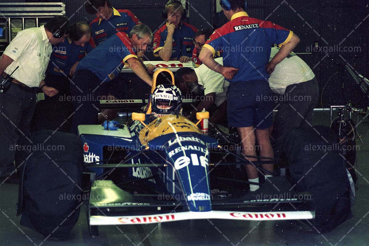 F1 1992 Damon Hill - Williams FW14B - 19920030