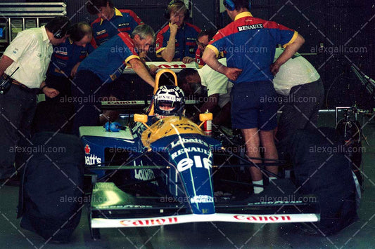 F1 1992 Damon Hill - Williams FW14B - 19920030