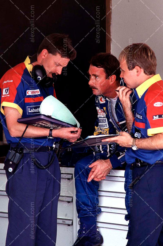 F1 1992 Nigel Mansell - Williams FW14B - 19920035
