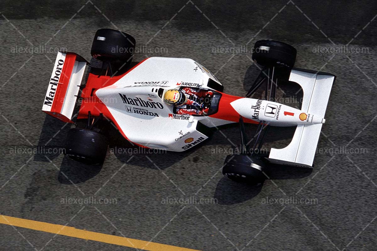 F1 1992 Ayrton Senna - McLaren MP4/7 - 19920046