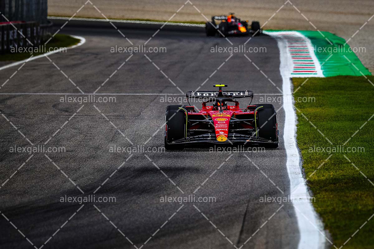 2023 - 14 Italian GP - Carlos Sainz - Ferrari - 2314009 - alexgalli.com - F1 & Motorsport Stock Photos and More