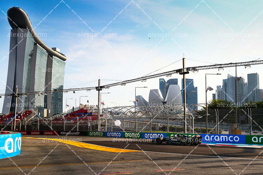 2023 - 15 Singapore GP - Lewis Hamilton - Mercedes - 2315016 - alexgalli.com - F1 & Motorsport Stock Photos and More