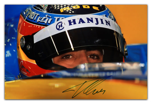 Fernando Alonso ORIGINAL AUTOGRAPH