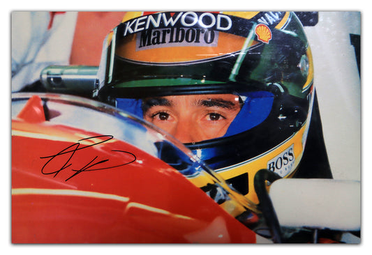 Ayrton Senna ORIGINAL AUTOGRAPH