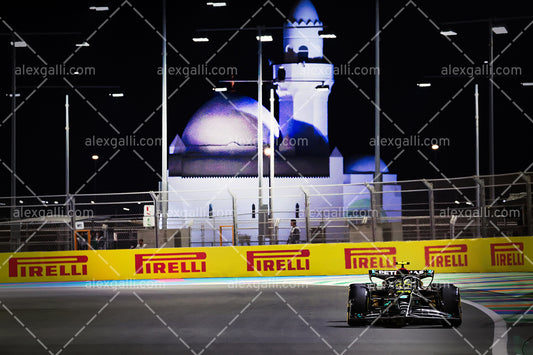 F1 2023 - 02 Saudi GP - Lewis Hamilton - Mercedes - 2300109