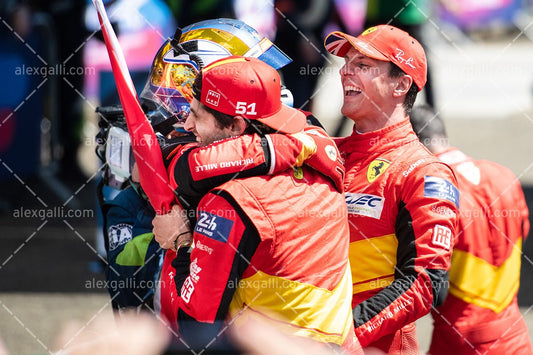 24H LE MANS 2023 - Ferrari - Calado-Giovinazzi-Pierguidi - LM24H20230006 - alexgalli.com - F1 & Motorsport Stock Photos and More