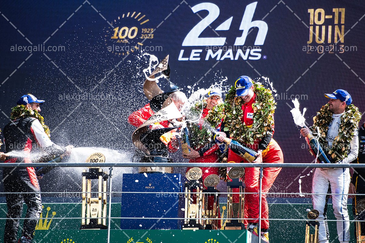 24H LE MANS 2023 - Ferrari - Calado-Giovinazzi-Pierguidi - LM24H20230008 - alexgalli.com - F1 & Motorsport Stock Photos and More