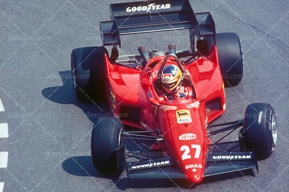 F1 1984 Michele Alboreto - Ferrari 126C4 - 19840006