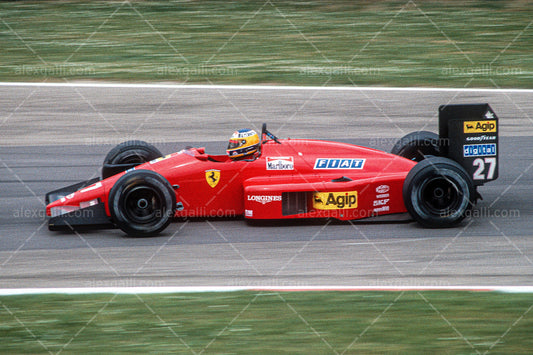 F1 1987 Michele Alboreto - Ferrari F1-87 - 19870010