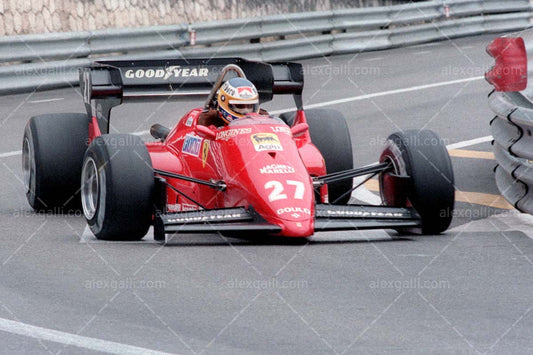 F1 1984 Michele Alboreto - Ferrari 126C4 - 19840005