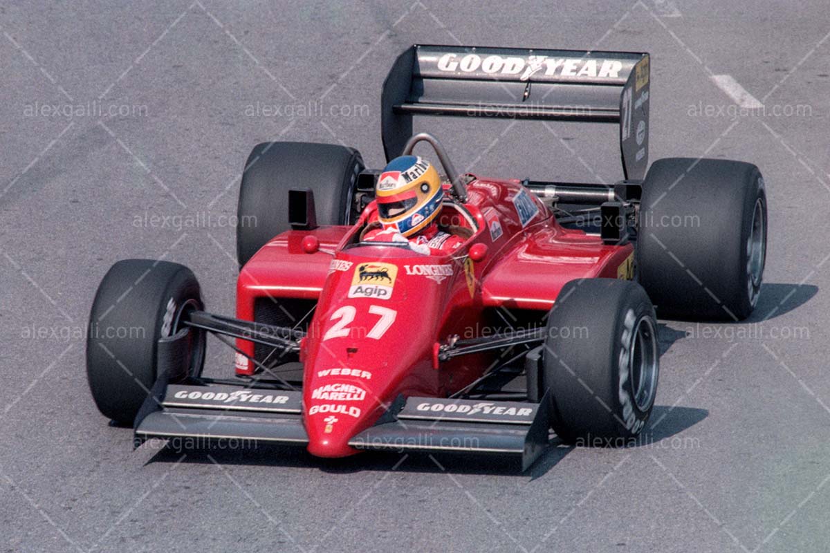 F1 1985 Michele Alboreto - Ferrari 156/85 - 19850002