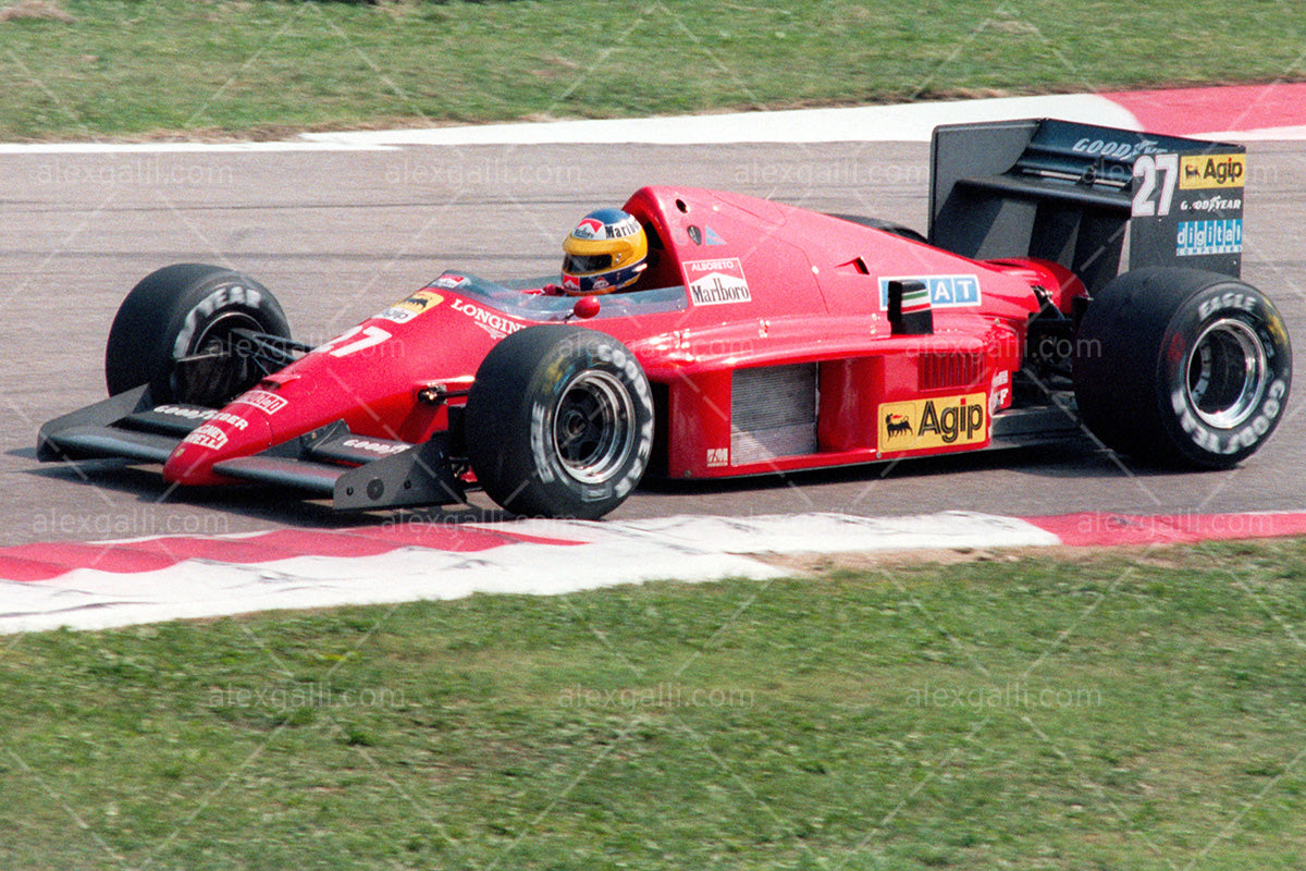 F1 1986 Michele Alboreto - Ferrari F1-86 - 19860001