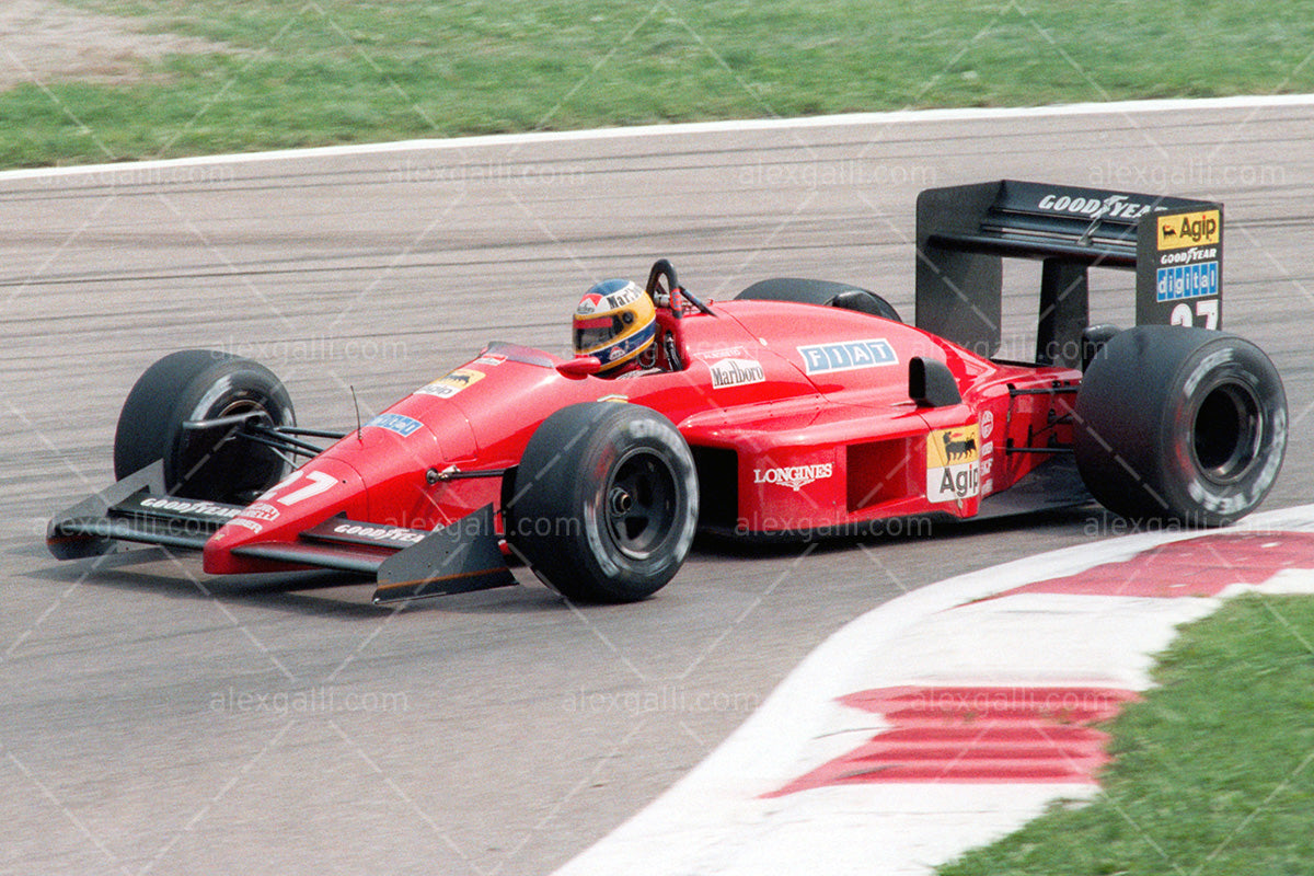 F1 1987 Michele Alboreto - Ferrari F1-87 - 19870003