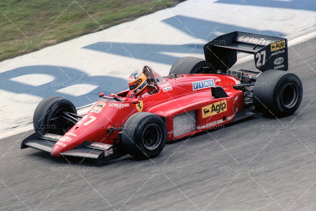 F1 1985 Michele Alboreto - Ferrari 156/85 - 19850011