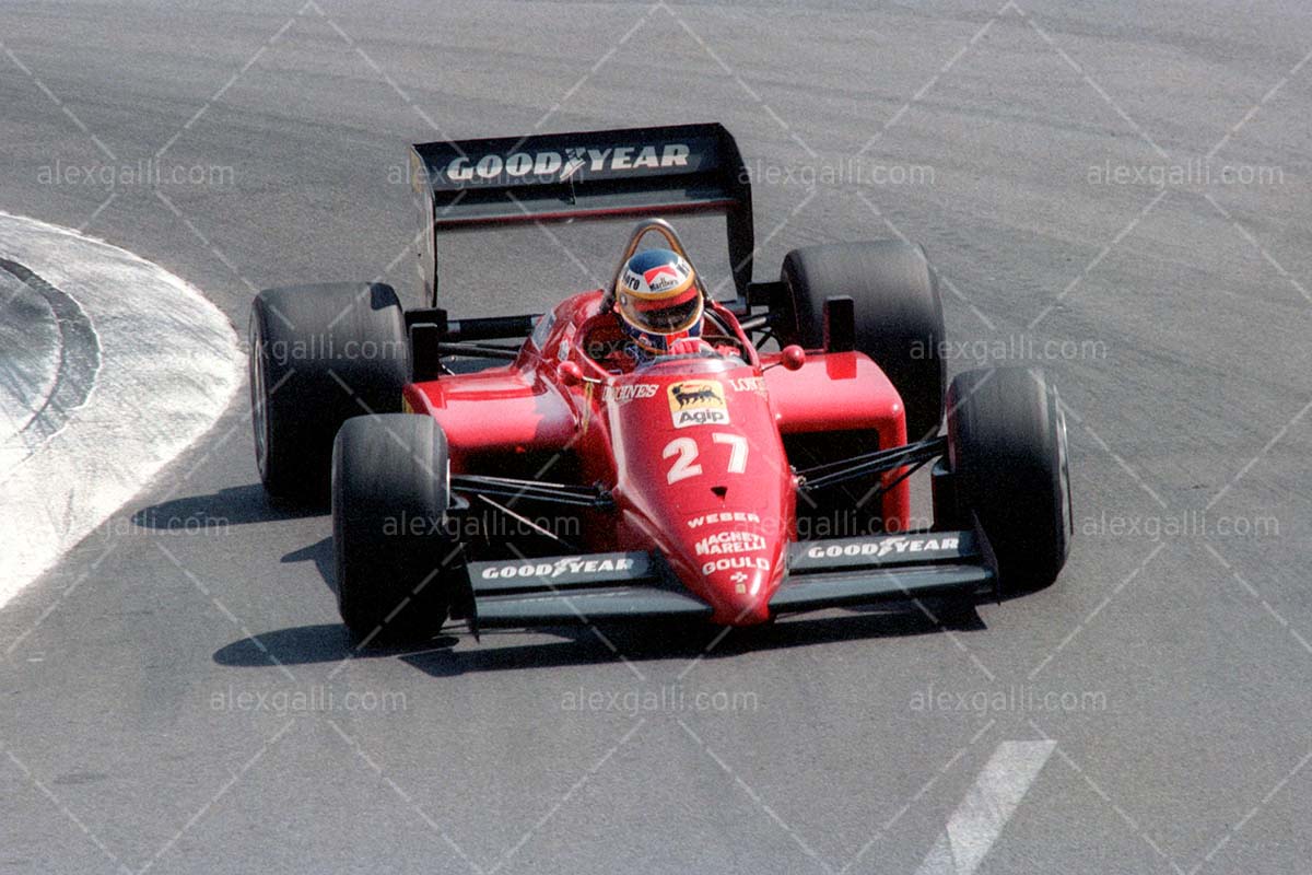 F1 1985 Michele Alboreto - Ferrari 156/85 - 19850003